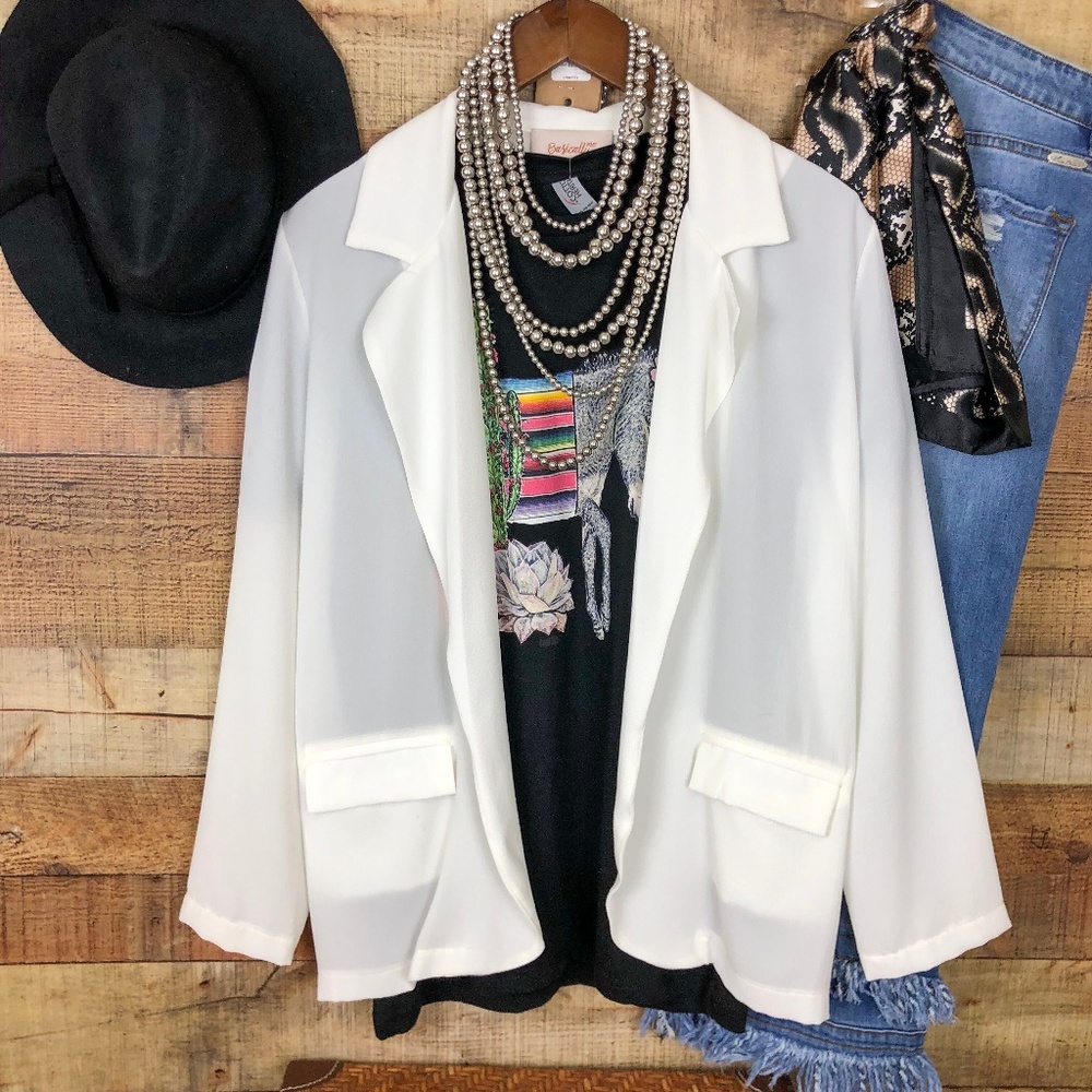 Sheer Blazer